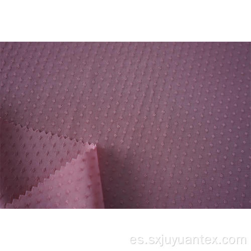 Tela teñida jacquard de punto suizo 100% viscosa